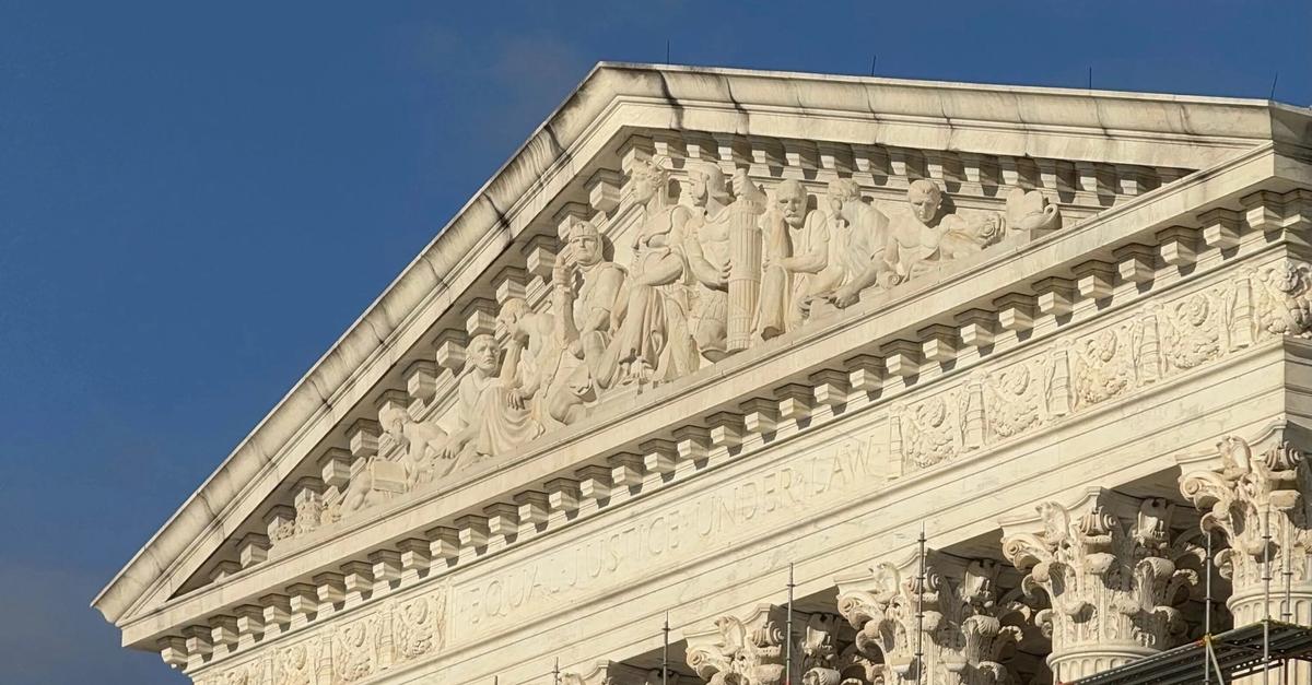 Supreme Court building facade.