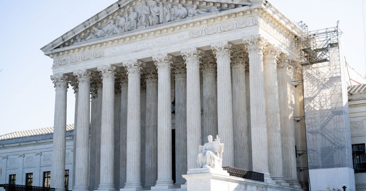 The Supreme Court building exterior.
