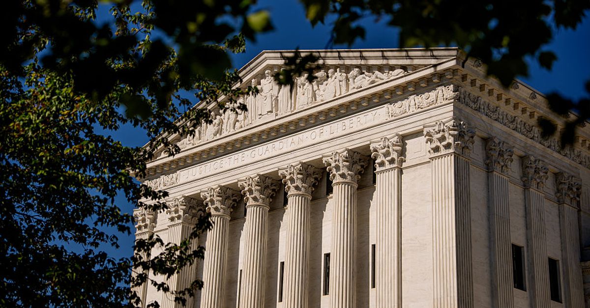 The Supreme Court building exterior.