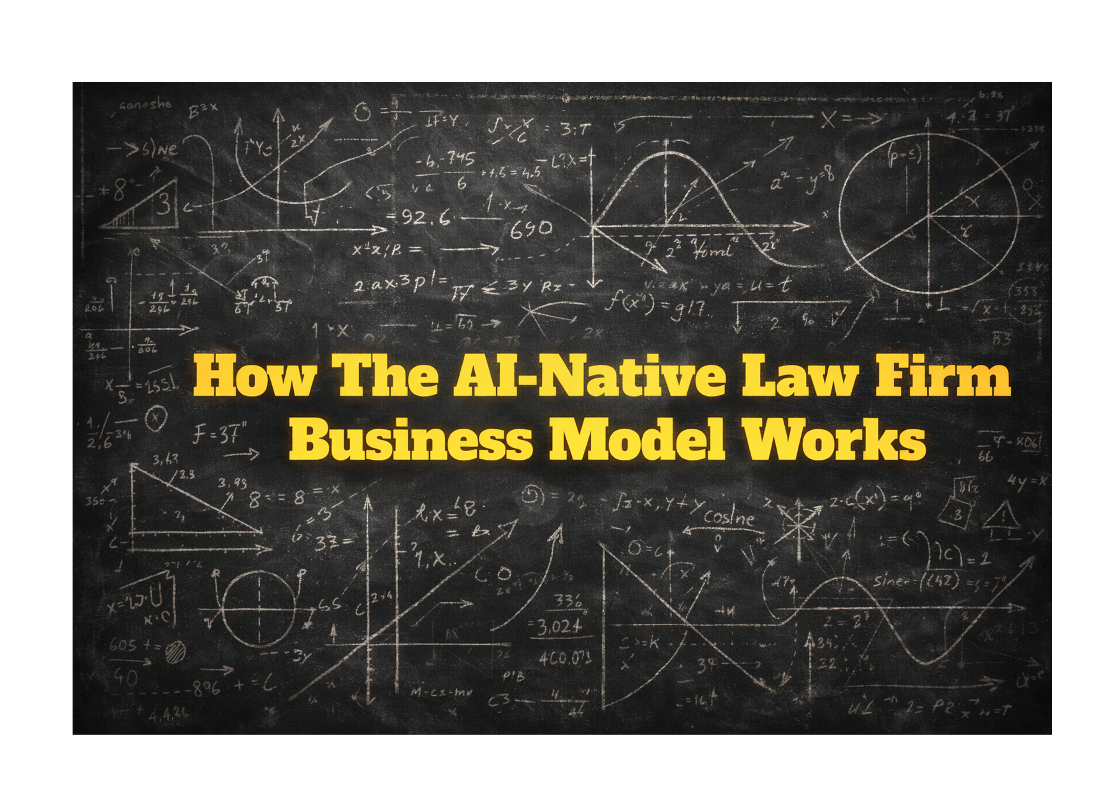 Diagram of AI-native law firm workflow: AI drafting contracts with lawyers reviewing outputs