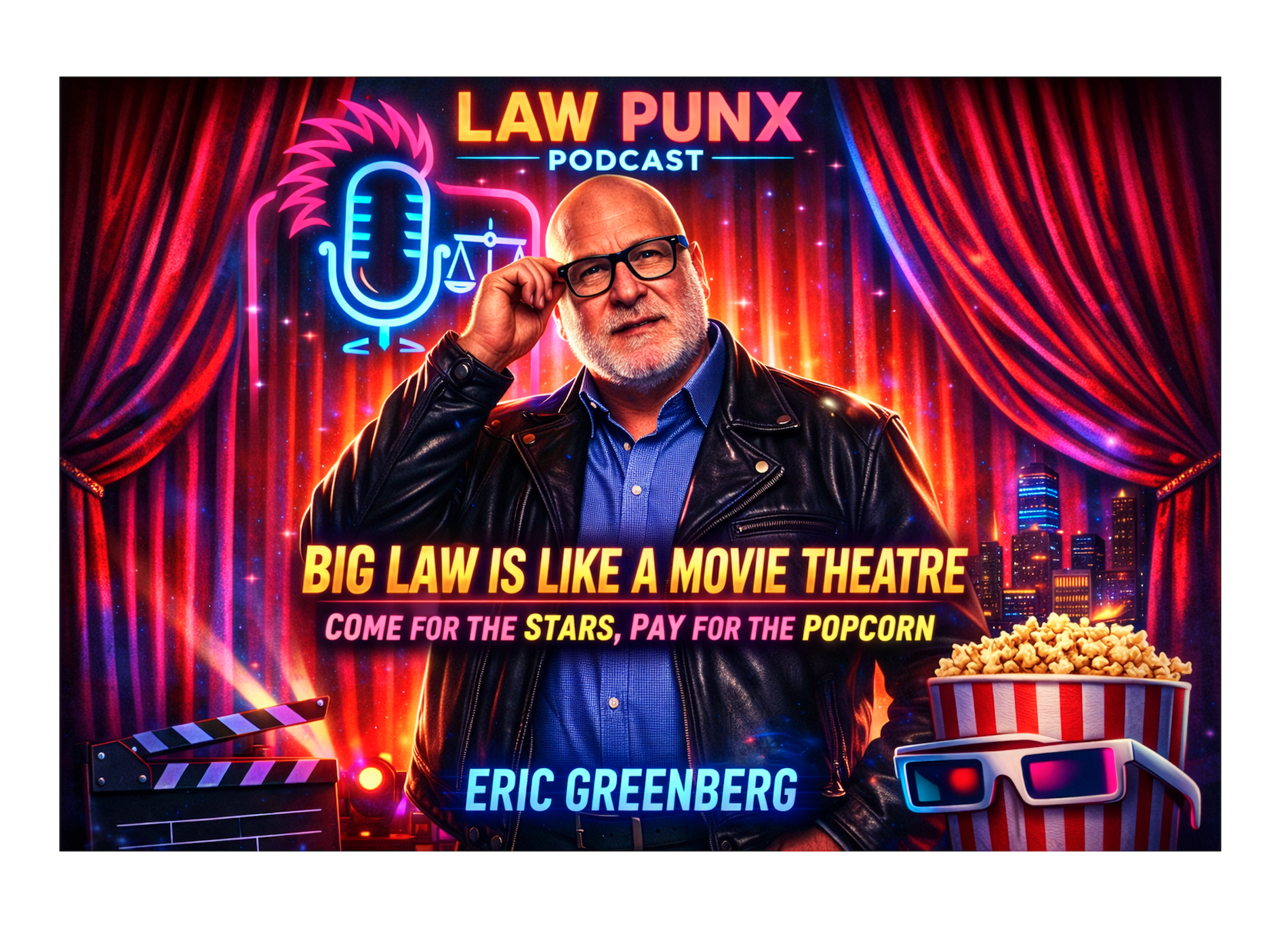 Movie theatre with lawyers as stars and associates as popcorn vendors