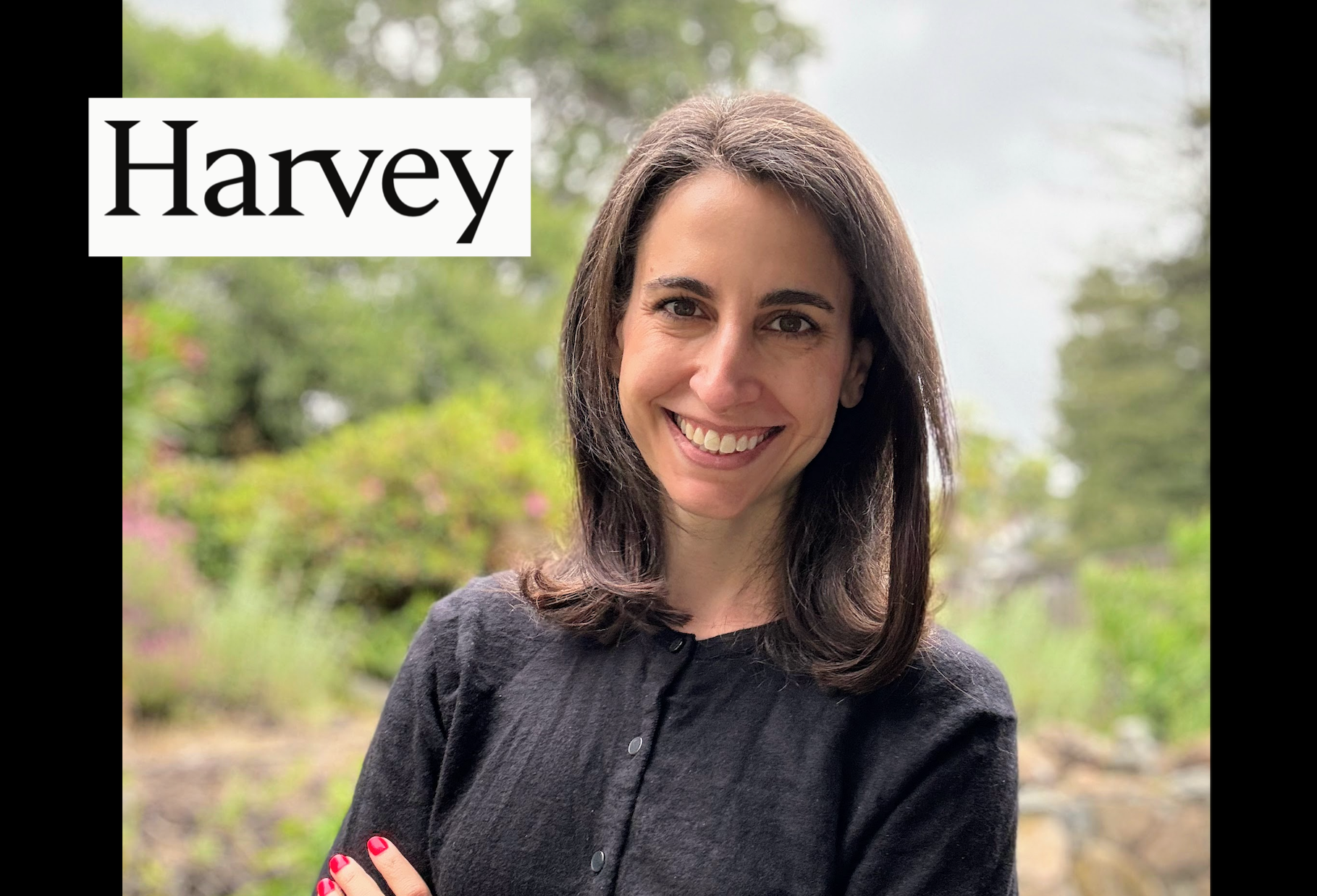 Rachel Hepworth, Chief Marketing Officer of Harvey, smiling in a professional setting.